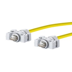 Metz Connect 141N113K13KA0 RJ45 sieťové káble, prepojovacie káble CAT 6 S/FTP 10.00 m žltá IP65, krytie PUR 1 ks; 141N113K13KA0