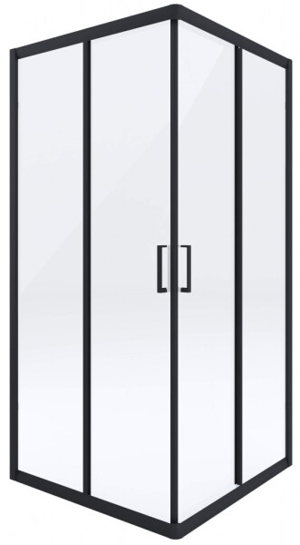 DEANTE - Funkia čierna - Sprchovací kút, štvorcový, 80x80 cm KYC_N42K