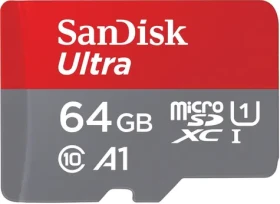 SanDisk Ultra microSDXC 64 GB + adaptér / Pamäťová karta / Class 10 / UHS-I / A1 / 140 MB/s (SDSQUAB-064G-GN6IA)