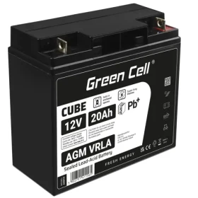 Green Cell VRLA AGM 12V | 6A | 20Ah (AGM10)