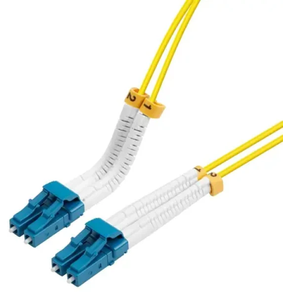 Lanview Bendable LC-LC žltá / Optický patch kábel / Singlemode OS2 / Duplex / 2 m (LVO231407-FLEX)