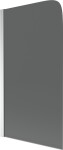 MEXEN - Felix vaňová zástena 1-krídlo 70 x 140, grafit, chróm 890-070-001-01-40