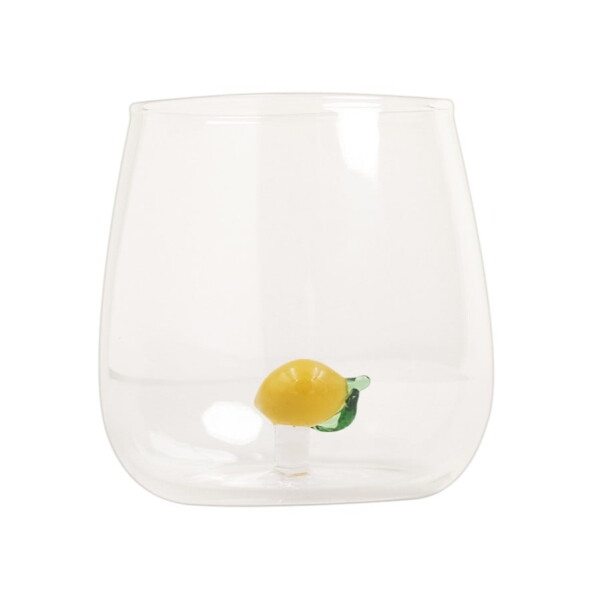 Eulenschnitt Sklenice na vodu s dekorací 370 ml – Lemon