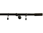 Garniža s krúžkami Timo 160 cm, čierny nikel%