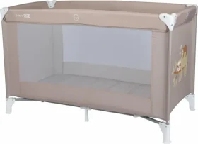 FreeOn Postieľka cestovná Love Leňochod, béžová (44299)