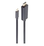 Shiverpeaks HDMI - USB-C kábel čierna / Kábel / 4K/60Hz / HDCP 2.2 / 1 m (BS10-57025)