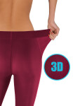 Sesto Senso Anti-celulitídne pančuchové nohavice 50 Deň 3D Microfiber Florence Claret