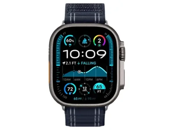 Spigen Fabric Band (hook-and-loop) remienok pre Apple Watch 49mm/46mm/45mm/44mm modrá (AMP10143)