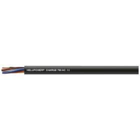 HELU 17001071-100 Nabíjacia linka, HELUPOWER® CHARGE-750-AC, 5 G 6 mm² + 1 x 0.50 mm², čierna, 100 m; 17001071-100