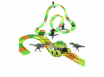 Mamido Mamido Dinosauria autodráha Zero Gravity 132 dielov, 318 cm, 360° rotácia