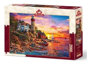 ART PUZZLE 5486 Puzzle Nádherný západ slnka