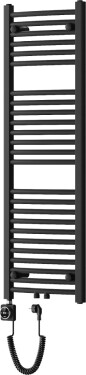 MEXEN/S - Ares radiátor + vykurovacia tyč 1200 x 400 mm, 400 W, čierna W102-1200-400-6400-70