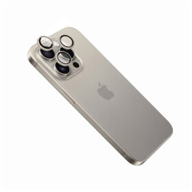 FIXED Ochranné sklá šošoviek fotoaparátov Camera Glass pre Apple iPhone 15 Pro/15 Pro Max prírodný Titan (FIXGC2-1202-GD)