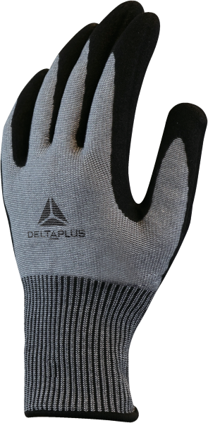 Pracovné rukavice Delta Plus pletené VENICUTF07 Farba: Šedá/ Čierna, Veľkosť rukavíc: 10 (XL), 1 ks