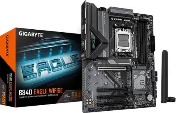 GIGABYTE B840 EAGLE WIFI6E / Základná doska / B840 / 4X DDR5 / 2,5 GbE LAN / Wi-Fi 6E / ATX (B840 EAGLE WF6E)