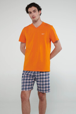 Vamp - Pyžamo s krátkymi rukávmi 20620 - Vamp orange russet M