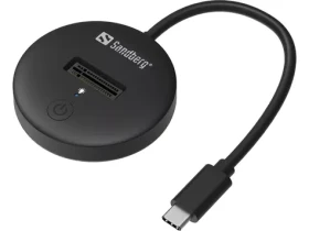 Sandberg USB 3.2 Dock pre M.2+NVMe SSD čierna (136-47)