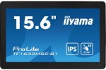 Iiyama Monitor dotykowy iiyama ProLite TF1633MSC-B1 15,6" IPS LED, HDMI, DisplayPort, Reproduktori, IP54, openframe