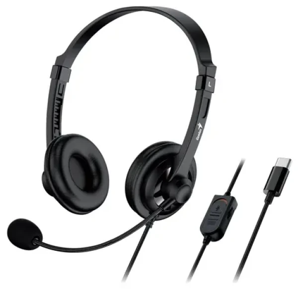 Genius headset HS-230U / USB-C / dĺžka kábla 2.4 m (31710021405)