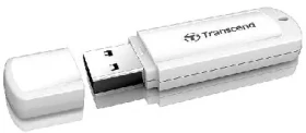 Transcend JetFlash 370 64GB biela / Flash Disk / USB 2.0 (TS64GJF370)