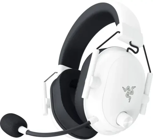 Razer BlackShark V2 HyperSpeed biela / Herné slúchadlá s mikrofónom / USB / 2m (RZ04-04960200-R3M1)