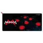 Marvo MONKA Loop čierno-červená / herná podložka pod myš / 900 x 400 x 4 mm (G50)