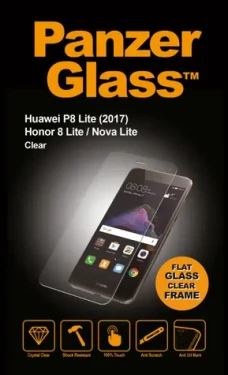 PanzerGlass Tvrdené sklo pre Huawei P8 amp; P9 Lite 2017 amp; Honor 8 Lite amp; Nova Lite číra (5711724052743)