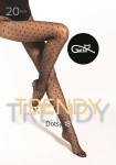 Pančuchy Gatta Trendy Dotsy wz.18 20 den 2-4 nero 2-S