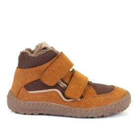Detská zimná barefoot obuv TEX WOOL Cognac, Froddo, G3110254-14W, hnedá - 33