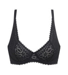 Dámska čipkovaná podprsenka DIM DAILY DENTELLE UNDERWIRE BRA - DIM - čierna 90 C