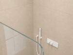 CERANO - Sprchová zástena Walk-in Orbis Ľ/P - 8 mm - biela matná, transparentné sklo - 90x200 CER-682384