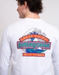 Patagonia M's L/S Great Waves Responsibili-Tee® Fiber White S