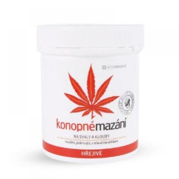MEDICPROGRESS Konopné mazanie hrejivé 250 ml