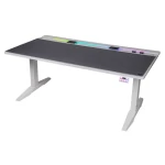 Thermaltake G700 RGB Gaming Desk herný stôl biela / elektricky nastaviteľná výška 61-125 cm (GGD-G70-WHEIRX-22)