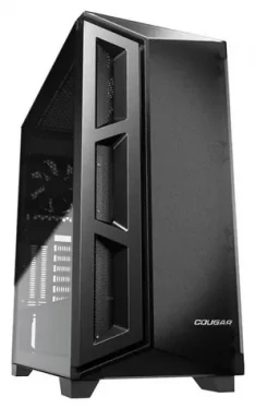 COUGAR Dark Blader X5 čierna / PC skriňa / ATX / micro-ATX / mini-ITX / priehľadná bočnica / bez zdroja / dopredaj (CGR-5UM3TB-X5)