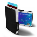 Kožená mini peňaženka Mondraghi Elegance Black