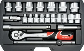 YATO YT-38561 Gola sada s račňou 3/8" (22 ks) (YT-38561)