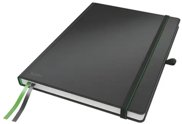 Leitz Zápisník Complete čierna / A4 / Štvorčekový / 96 g/m2 (44710095)