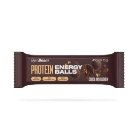 Proteín Energy balls - Gymbeam (cocoa and cashew, 45 g) (118738-2-cocoa-cashew)