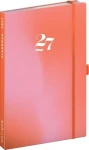 NOTIQUE Planbook Korál 2027 / Diár so zápisníkom / 13 × 21 cm