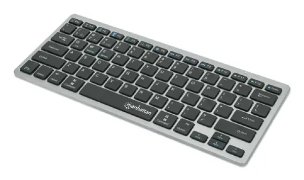 Manhattan Slim klávesnica antracitová / Klávesnica / Bluetooth 3.0 + 2.4GHz / QWERTZ DE / nožnicové spínače (180559)