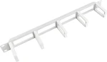 Lanberg 19" organizér káblov šedá / Organizér káblov / 1U / typ B / plast (AK-1202-S)