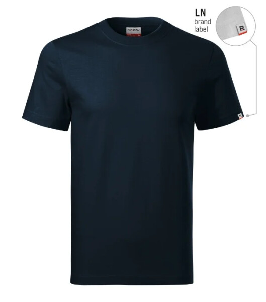 Base tričko unisex navy blue 02 (štítok značky) 4XL