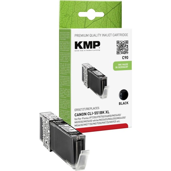 KMP C90 Toner Čierny do Canon CLI-551 BK XL (1520,0001)