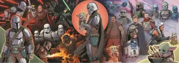 Trefl - Puzzle - Panoramatické puzzle The Mandalorian: Dobrodružstvo