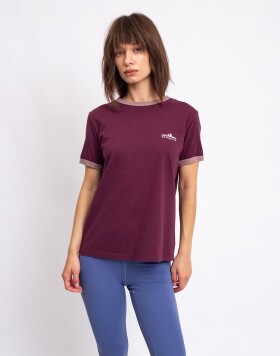 Patagonia W's Fitz Roy Foothills Ringer Tee Berry Fig S