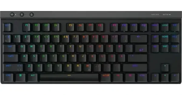 Logitech G515 LIGHTSPEED TKL čierna / Bezdrôtová herná klávesnica / PAN layout / Bluetooth + USB LIGHTSPEED prijímač (920-012552)
