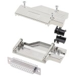 Encitech DCMR25-FK-DBS-W-K 6355-8065-13 sada D-SUB zásuvková lišta 90 ° Pólov: 25 spájkovaný 1 ks; 6355-8065-13