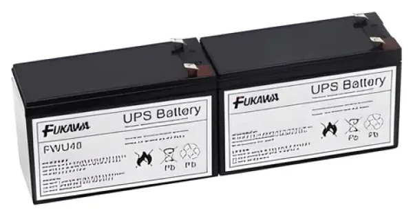 Fukawa FWU48 / Sada náhradných batérií pre UPS / náhrada za APC RBC48 (12928)