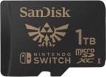 SanDisk Nintendo Switch microSDXC 1TB / Class 10 / UHS-I / U3 / čítanie: až 100MBs / zápis: až 90MBs / vhodné pre 4K (SDSQXAO-1T00-GN6ZN)